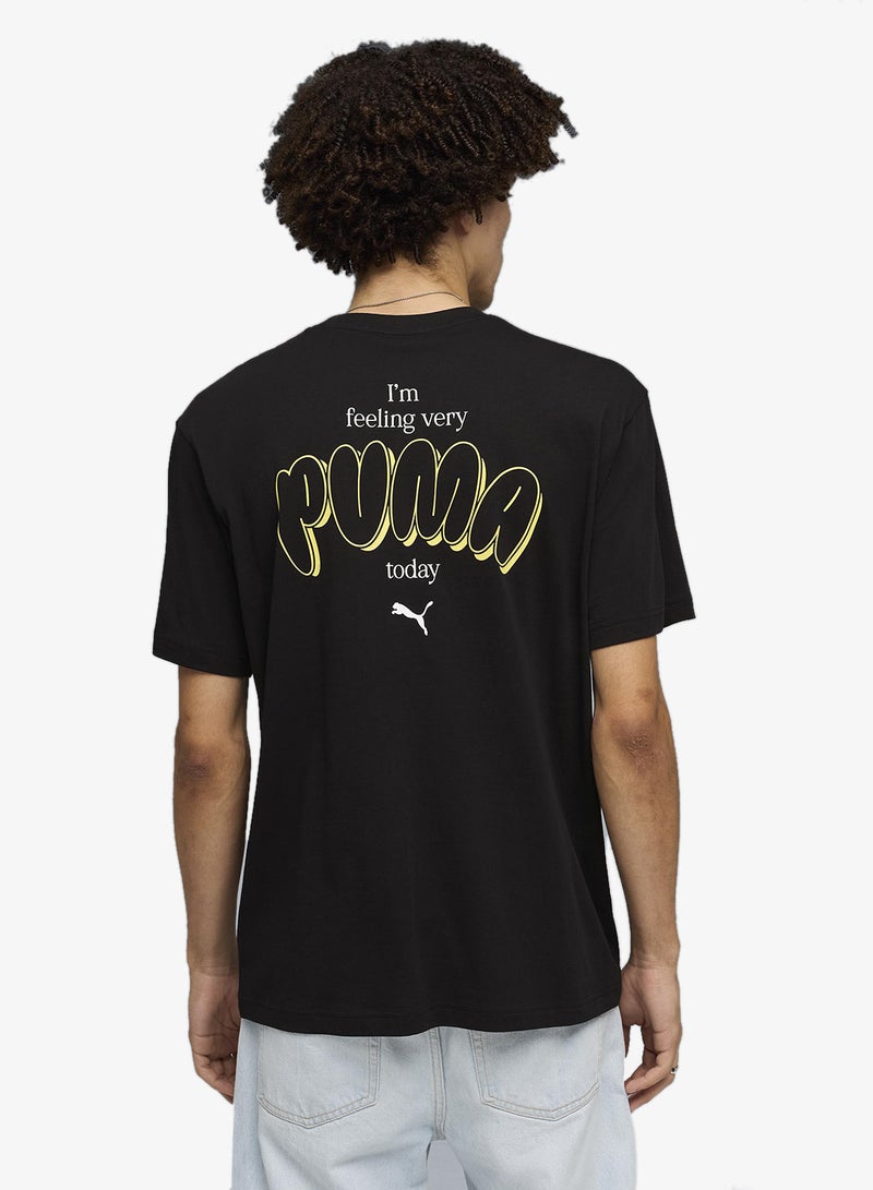 PUMA Bubble Font Graphic T-Shirt - Image 2